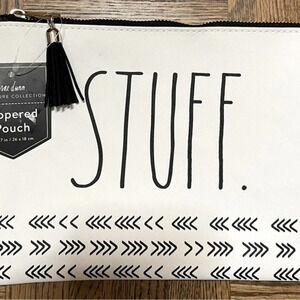 NWT Rae Dunn. Zippered Pouch- “Stuff”